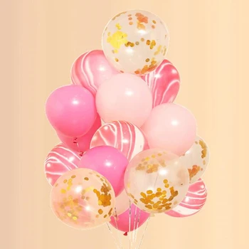12 konfeti balon na helij balon rose zlata konfeti DIY stranka dekoracija za poroko, rojstni dan baby tuš