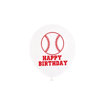 12pcs Baseball Happy Birthday Balon Latex Baloni za Baby Tuš Kis Rojstni dan Športni Tematskih Stranka, Okrasni Material