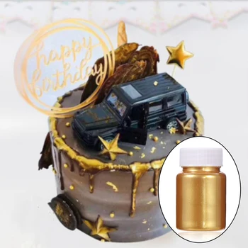 15g/steklenica užitno zlato v prahu barvanje bleščice v prahu mousse torta macaron čokolada peko barva v prahu torto dekoracijo dobave