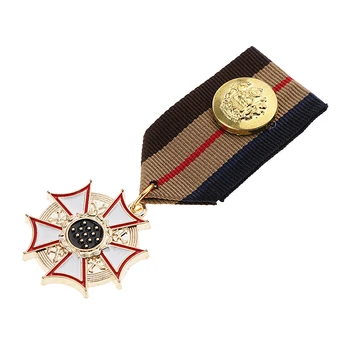 2 Kosa Geometrijske Obesek Medaljo Moški Enotna Značko Broška Pin Letnik Tkanine Kostum Corsage
