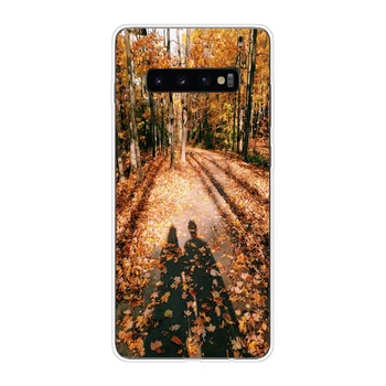 26AS Bučna vesel jeseni Mehki Silikon Tpu mobilni telefon, Ohišje za Samsung Galaxy S10 S20 Plus primeru