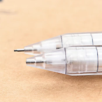 5 kos/veliko NNRTS Ustvarjalne kratek avtomatski svinčnik grind arenaceous pregleden heksagonalna svinčnik za 0,5 mm 0,7 mm učenje tiskovine