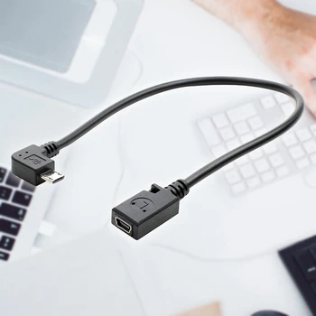 Android Micor Podatkovni Kabel USB Pretvornik Mikro USB Moški Mini USB Ženski Adapter linija Micro USB Smart Naprave Podatkovni Kabel Line