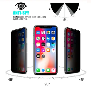 Anti Vohun Stekla Za iPhone 13 Pro Max 11 Pro 12 Mini Protection Zaslon Film iPhone X XS Max XR SE 2020 5 5 6 6S 7 8 Plus Stekla