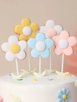 Dekle, Princesa Rojstni dan Sveže cvetje Vstavite Torto Dekoracijo Otrok Rojstni dan Baby Tuš Peka Sladice Torte Pokrivalo Darila