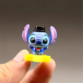 Disney Mickey Miške Minnie Šiv za 2,6 cm Mini Model Anime Lutka PVC figuric Pribor, Igrače, Figurice Za Otrok Otroke, Igrače,