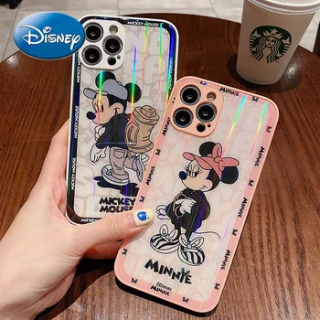 Disney Primeru Telefon za IPhone 7/8P/X/XR/XS/XSMAX/11/12Pro Mickey Miške Minnie Telefon Primeru Zajema