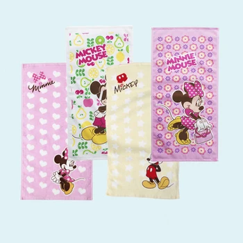 Disney25*50 cm Srčkan Mickey Bombažno brisačo pranje doma risanka Minnie Kopel Moških In Žensk Brisačo Otrok Pravokotne Brisačo