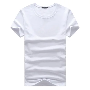 DJ45 Moške barva kratki rokavi T-shirt poletje bombaž študent Bela pol rokav moda krog vratu znanja majica obraz-čiščenje