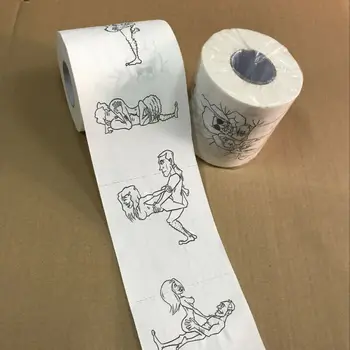 Faroot 2021 Ustvarjalne roll Papir Toaletni Papir Zvitki Kopel Tkiva Kopalnica Mehko 3 Slojna Gospodinjski Smešno Številke šale