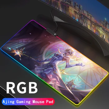 League of Legends RGB Mouse Pad xxl Gaming Mousepad LED Mause Pad Igralec LOL Miško Preprogo Big Mause Pad PC Desk Mat, Osvetljene