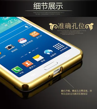 Luksuzni Rose Zlato Ogledalo Primerih Za Samsung Galaxy J2 Prime Alumimum Kovinski Okvir lupine Nazaj Kritje za Grand Prime Primeru G530