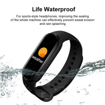 M6 Pametna Zapestnica Watch Fitnes Tracker Srčni Utrip, Krvni Tlak Monitor Nepremočljiva Barvni Zaslon Smart Band Za Mobilni Telefon