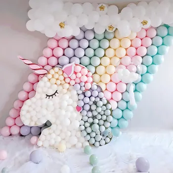 Macaron Baloni Candy Barve, Lateks Srca Oblikovan Poročni Dobave Stranka Dekoracijo Otroci Igrače, Božični okraski