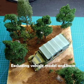 Miniaturni model, simulacija 1:24 1:35 1:48 Priročnik žice drevo model Pesek tabela vojaške model vegetacije materiala DIY