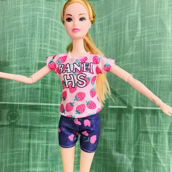 Moda Obleko Lutka Pribor 30 cm Otroci Igrače Dnevno Nosijo Mini Obleko Za Barbie Igre DIY Rojstni dan Prisotni Darila Za Dekleta