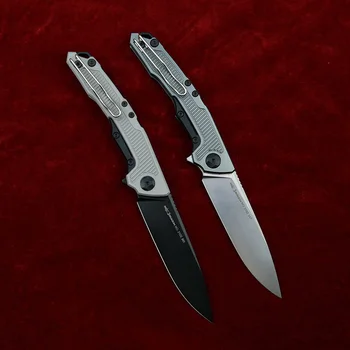 Nimoknives Fatdragon folding nož CR12Mo1v1 rezilo aluminij zlitine ročaj žogo vplivajo na prostem taktično lov EOS orodje