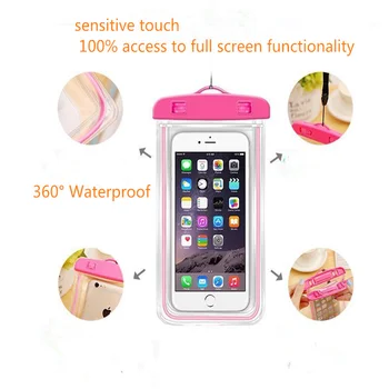 Nova Svetlobna Nepremočljiva Torbica Plavalni Pripomoček Plaži Suhe 6 Palčni Telefon Vrečko za IPhone 13 12 11 Pro Xs Max XR 8 7plus Resnično Potrebno