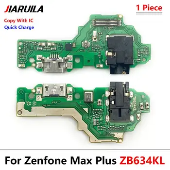 Polnilnik USB Polnjenje Dock Priključek Flex Kabel Za Asus Zenfone Max Plus (M2) ZB634KL A001D