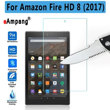 Premium Kakovost Kaljeno Steklo Za Amazon Fire HD 8 2017 Tablet Screen Protector Za Amazon Fire HD 8 2017 Kritje Primera
