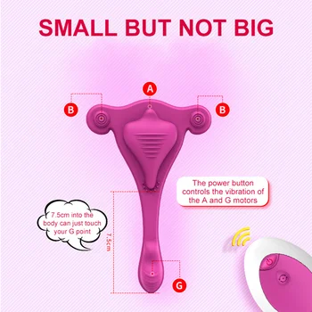 Vagina Nosljivi Dildo Vibratorji Brezžični Daljinski Upravljalnik Nevidno Vibracijske Hlačke G Spot Klitoris Spola Igrače, Ženska Masturbator