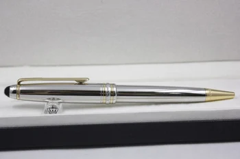 Wakaka Pero 163 Svetlo srebro, zlato posnetek Kemični Svinčnik Roller Ball Pero Nalivno Pero