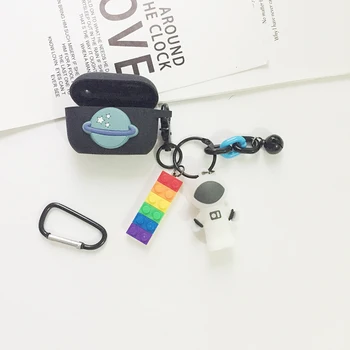 Za Meizu POP PRO Brezžične Bluetooth slušalke Primeru Risanka astronavt Silikonska Zaščitna torbica Za Meizu pop pro Pokrov