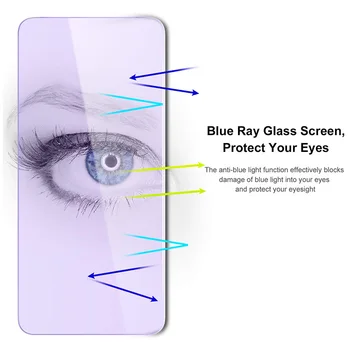Za Realme C15 C11 C3 C3i C12 C17 Kaljeno Steklo Screen Protector Za Realme Narzo 10 10A Polno Kritje Anti Modro Zaščitno Steklo