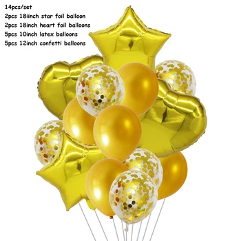 Zlato Happy Birthday Pismo Balon 32inch Število Folijo Ballon 1 2 3 4 5 16 18 25 Let, Rojstni dan Dekoracijo Odrasli Otroci Igrače