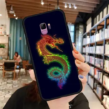 Zmaj Kitajski estetske Primeru Telefon Za Samsung A20 A-30 30-ih A40 A7 2018 J2 J7 prime J4 Plus S5 Opomba 9 10 Plus