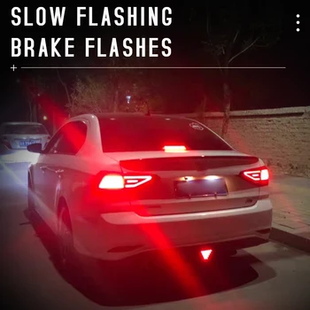 12v LED Luči Auto Brake Repa Rdeča Luč Obračalni Stop Flash Opozorilo Meglo Lučka Anti-trčenja Avto Žarnice Univerzalni Avto Izdelki