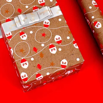 1piece 50x70cm Vesel Božični Okraski, Zavijanje Darilo Zaviti Papir za Novo leto Artware Pakiranje Paket Papirja Papir Božič