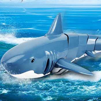 2.4 G Daljinski Upravljalnik Za Visoke Hitrosti Simulacije Shark Smešno Vode Igrača Za Otroke Darilo Trajne Nepremočljiva Čoln Simulacije Shark Otroci Igrače