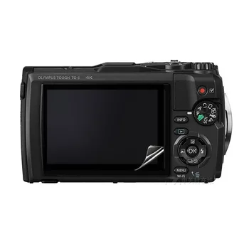 3 x Jasno, Mehko PET LCD Screen Protector Kritje Stražar za Olympus Tough TG3 TG-3 TG-4 TG4 TG5 TG-5 TG6 TG-6 Kamere Zaščitni Film
