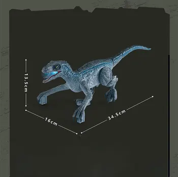 Električni Dinozaver Raptor Velociraptor Daljinski Upravljalnik Igrače Bučanje Hoja Lahka Živali Model Otroci Igre, Fantje Darila Dinozaver