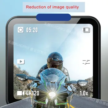 Kaljeno Steklo Screen Protector Kritje Za DJI OSMO Ukrep 2 Objektiv Fotoaparata Prikaže Zaslon za Varstvo Film Akcijo2 Primeru Dodatki