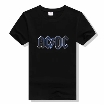 Nov Poletni 3D Tiskanih T Majice Rock Glasbe AC DC Priložnostne Ulične Mode Moški Ženske kratek Rokav Vrhovi Tee