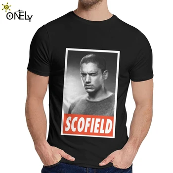 PRISON BREAK Michael Scofield Majica Classic Krog Vratu Priložnostne Za Človeka Bombaž Classic S-6XL T-shirt