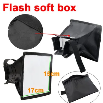 Univerzalni Flash Difuzor Softbox 15x17cm Za Fotoaparat Speedlight za Godox Yongnuo YN-560 III 430EX 580EX II 600EX-RT SB600 SB900