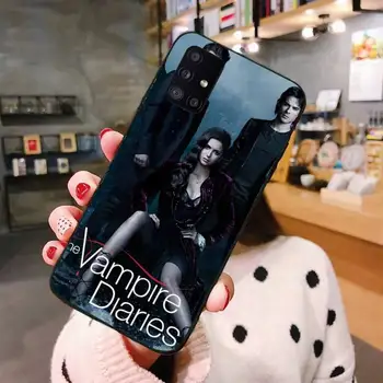 Vampir Dnevniki Stefan Damon Salvatore Primeru Telefon Za Samsung S6 S7 rob S8 S9 S10 e plus A10 A50 A70 note8 J7 2017